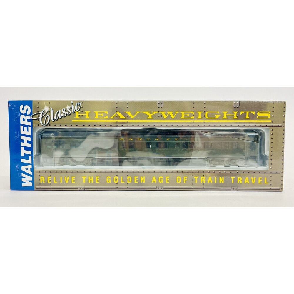 Walthers HO Santa Fe Pullman Heavyweight Solarium-Obs Plan #3975C 932-10452 New
